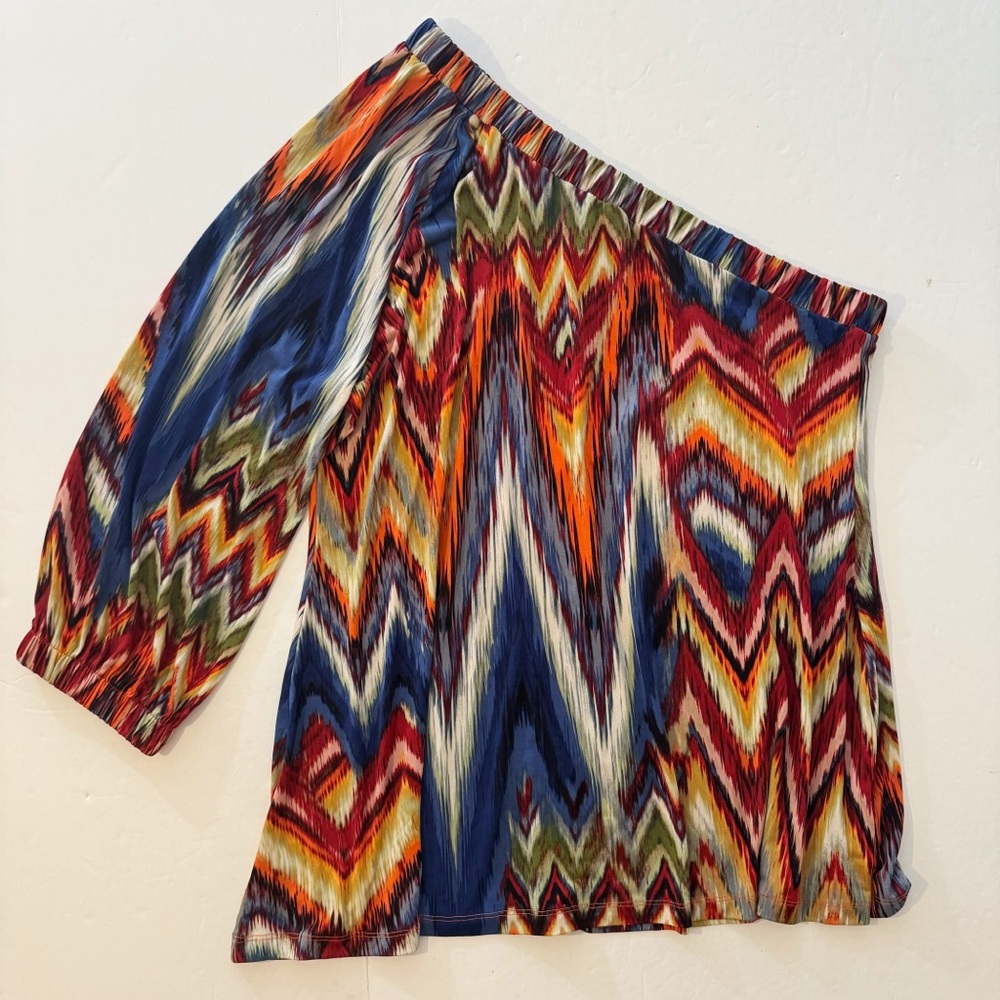 Allen B by Allen Schwartz One Shoulder Blouse